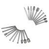 Bestgle 20pcs 3mm(1/8") Shank HSS Rotary Cutting Burrs Router Bits