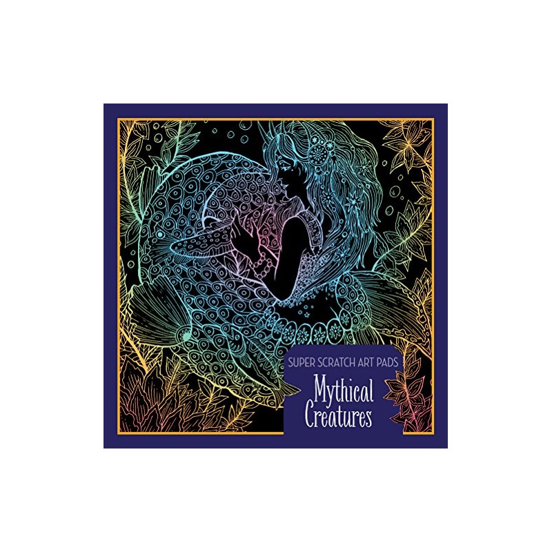 Super Scratch Art Pads: Mythical Creatures