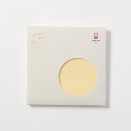 Honda Towel, Handkerchief, Imabari Towel, Monori Imabari Gauze Handkerchief, Gauze & Pile, Approx. 9.4 x 9.4 inches (24 x 24 cm), Made in Japan, Lemon Yellow