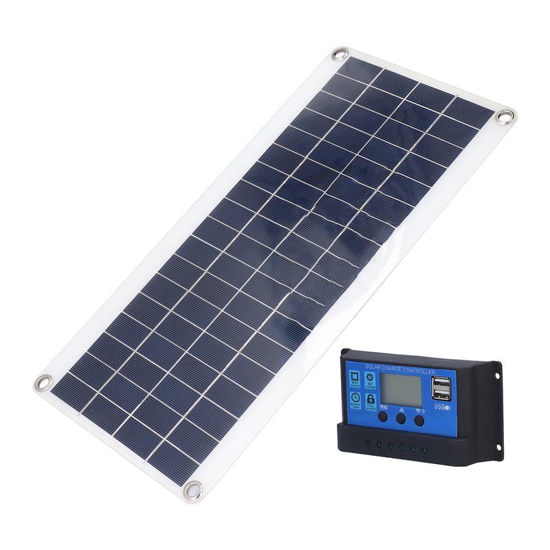 8W Monocrystalline Silicon Solar Panels with 10A Controller Portable Solar