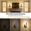 Joosenhouse Modern LED Wall Sconce Dimmable Wall Mounted Lamp Set