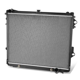 Auto Dynasty Radiator Compatible with 08-19 Lexus LX570 Toyota Land Cruiser, DPI 13080 Factory Style 2-Row Cooling Radiator, Aluminum Core