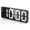 Digital LED Alarm Clock, Table Clock, Temperature and Calendar Display,