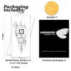 VERDBOOK Waterproof Temporary Tattoos: 2-Sheet Tattoo Kit with Realistic Body