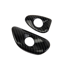 Fewshaw Carbon Fiber Style Interior Door Handle Button Trims Cover Accessoriess for 2005-2013 Chevy Corvette C6