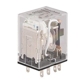 Heschen Gereral Purpose Power Relay HH52P-L 6VDC Coil 5A 240VAC/28VDC DPDT 8 Pin Terminals LED Indicator