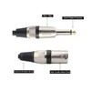 Disino Unbalanced 1/4 TS Mono to XLR Male Cable Gold