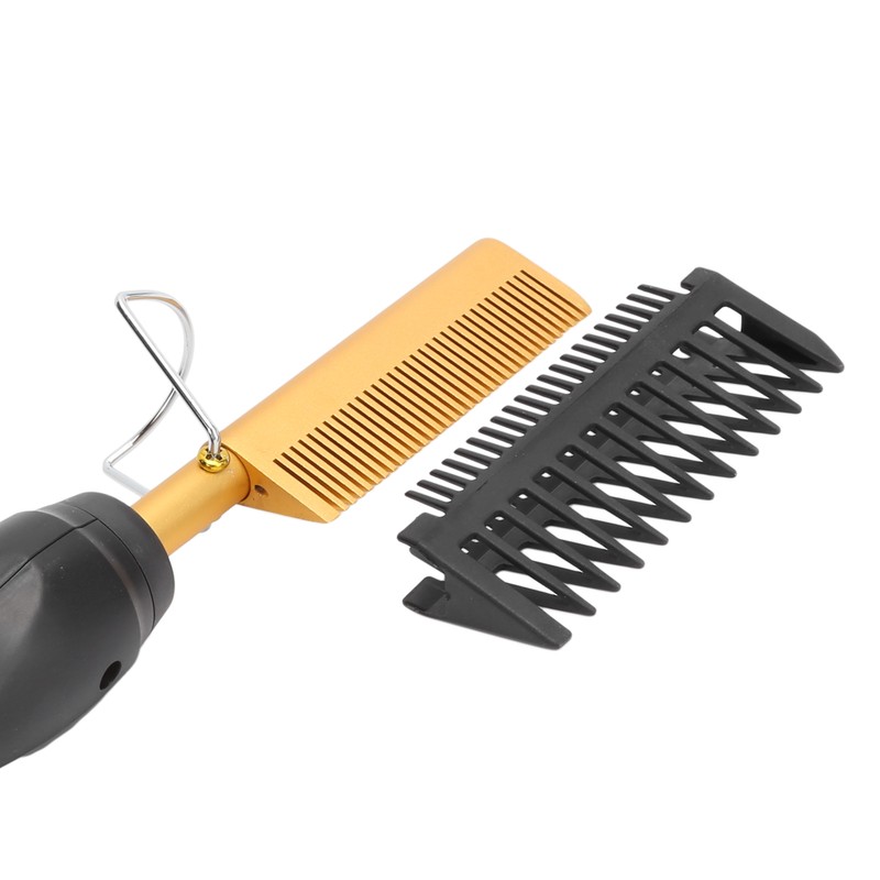 Electric Straightening Comb Fast Heating Wet Dry Hairdressing Comb 110‑