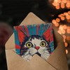 Artery8 Surprise Retro Style Forty 40 Year Old Cat Lover