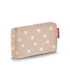 reisenthel Pocketcase Compact Pocket Organiser, Metallic Dots Coffee