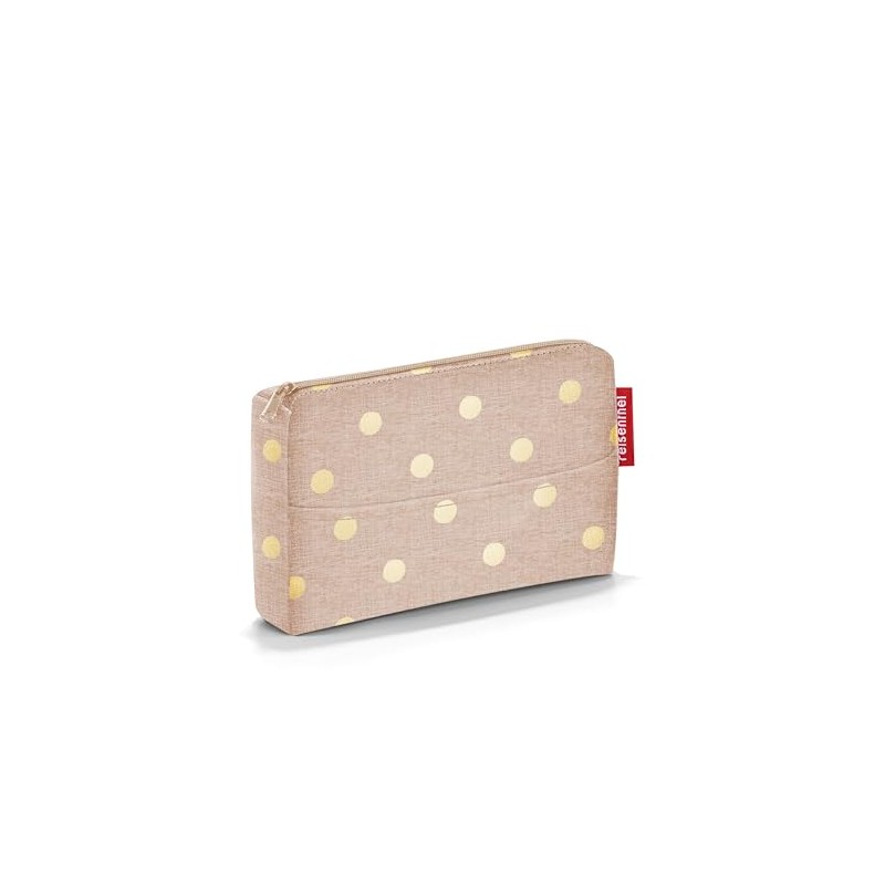 reisenthel Pocketcase Compact Pocket Organiser, Metallic Dots Coffee