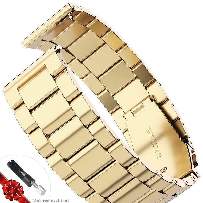 YABZOZ Metal Strap Compatible with Garmin Venu 2 / Venu