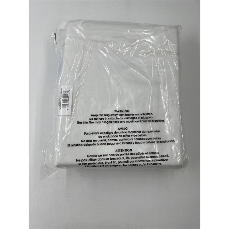 Room Essentials King Size White Microfiber Flat Sheet by Room