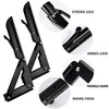 Barley Ears Shelf Bracket 2Pcs 12in Folding Shelve Brackets Heavy