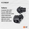 Click&Fit Windscreen Washer Nozzles Compatible with Subaru Forester from 2009
