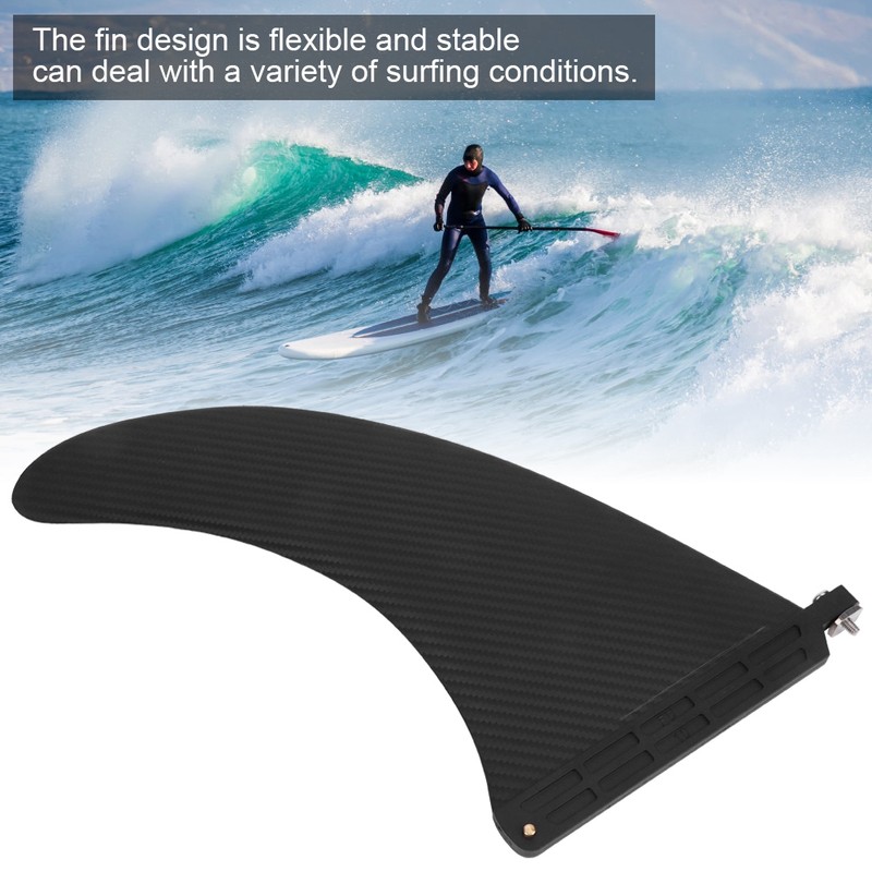 10in Surfboard Fin Faux Carbon Fiber SUP Board Watershed Balancing