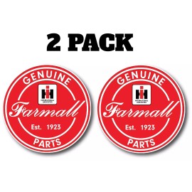 DRD&M 2X IH INTERNATIONAL FARMALL HARVESTER DECAL STICKER USA MADE TRUCK CAR TRACTOR - 8 inch