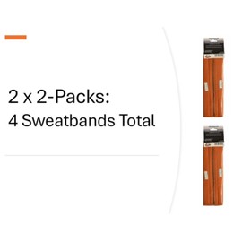 Weldas SWEATSOpad Brown Sweatband for Welding Helmets - (2 Pack)