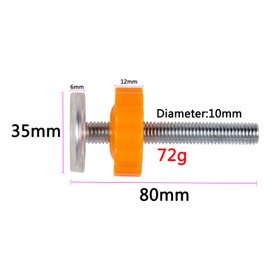 COSORO Stair Gate Spares Wall Fixings-4 Pack M10 Pressure Baby Gates Threaded Spindle Rods Walk Thru Gates Accessory Screw Bolts for Baby and Pet Safety Gates, Pressure Mounted Gates Replacement Set