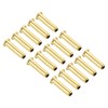 PATIKIL 2.5mm Tube Brass Compression Fittings, 20 Pack Insert Tube