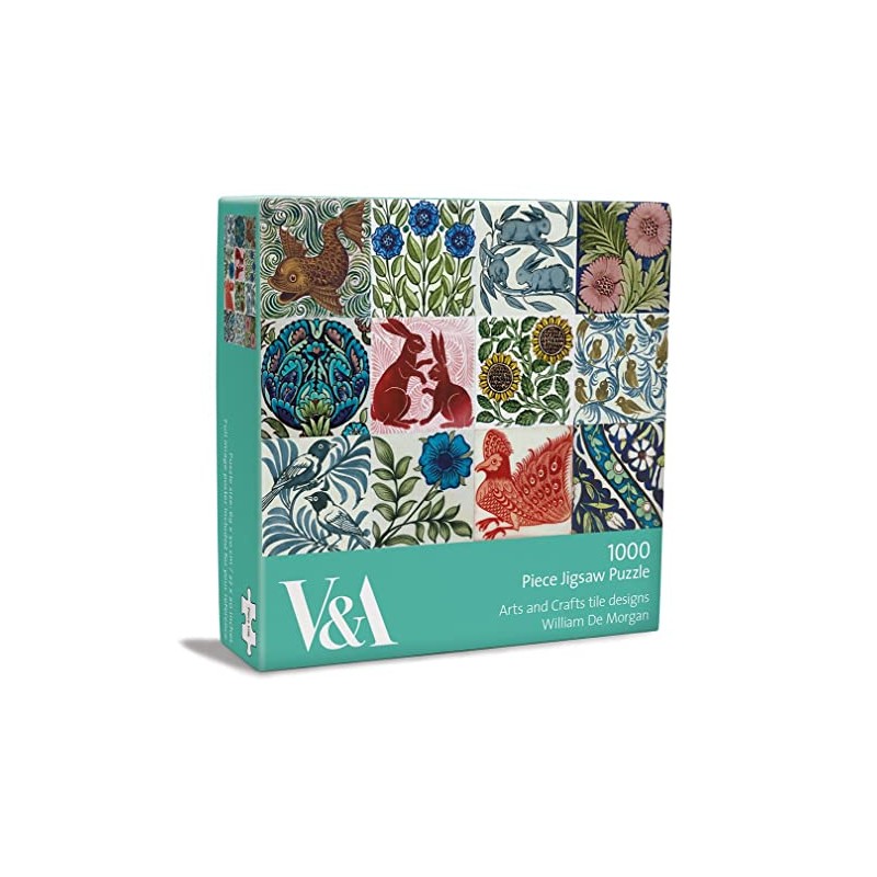 V&A William De Morgan Arts and Crafts Tile Designs 1000