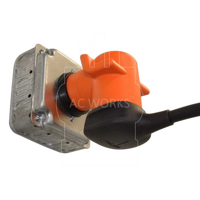 AC WORKS NEMA 14-50P 50Amp 4-Prong Range/ Generator/ EV Plug