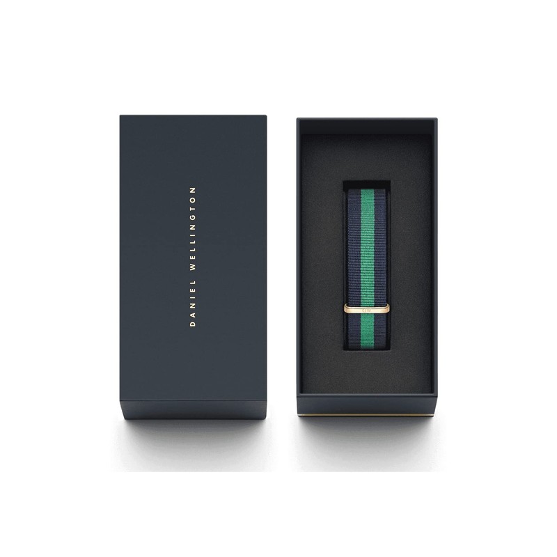 Daniel Wellington Warwick Rose Men's Multicolour Nylon Buckle Watch Strap