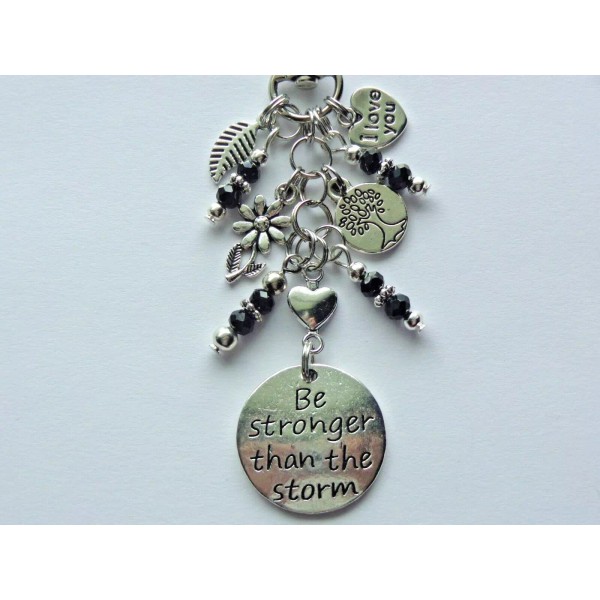 HANDMADE BE STRONGER THAN THE STORM TREE OF LIFE FLOWERS