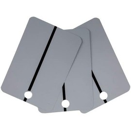 LAUCO Metal Spray Out Cards 100 Pack – 50 White & 50 Medium Grey, 4" x 6" (148mm x 105mm) – Automotive Refinishing Color Matching Test Panels | Paint Sample Cards | Spray Out Cards