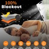 blackout blinds stick on 200X145cm,Patterned blackout fabric Temporary 100% Blackout