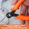 LEONTOOL Memory Wire Cutter, Memory Wire Nipper, Hard Wire Cutter,