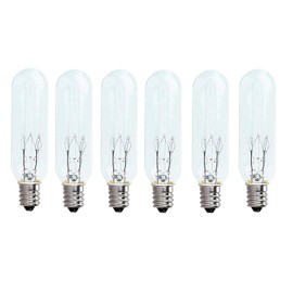 Paquete de focos de repuesto de 15 W para difusor de cera con luz nocturna, 15 W, 120 V, 1500 horas de duración, paquete de 4