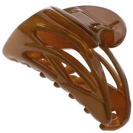 Camila Paris CP3431 French Hair Clip for Women, Small Dolphin Caramel, Girls Hair Claw Clips Jaw Fashion Durable and Styling Hair Accessories for Women, Strong Hold No Slip Grip Made in France