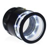 10X Illuminated Jewelers Loupe Magnifier with Interchangeable Reticle Scale, LED