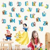 Seyal® Snow White and The Sevn Dwarfs A-Z Alphabet Wall