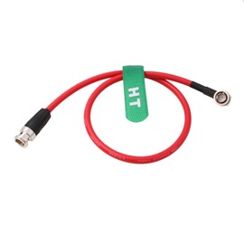 HangTon Cable de video BNC 12G 3G SDI Raw 4K 60p para monitor de atomos SmallHD Sony Alexa DSMC2 cámara Blackmagic 75 ohm coaxial blindado 30 cm