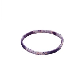 Noren Hair Tie, Hair Elastic, Ring Hair Elastic (Japanese Pattern, Purple), Made in Japan, Hair Accessory, Hair Arrangement, Japanese Style, Simple, Durable, Not Easy to Cut, Japanese Souvenir, Japanese Traditional Souvenir, Women's, Children, Japanese C