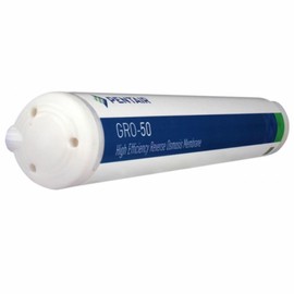 Pentair Pentek GRO-50EN Reverse Osmosis Membrane – High Efficiency 50 GPD TLC Encapsulated Filter with Permeate Check Valve & 150 ML/Min Flow Control, Low Water Waste