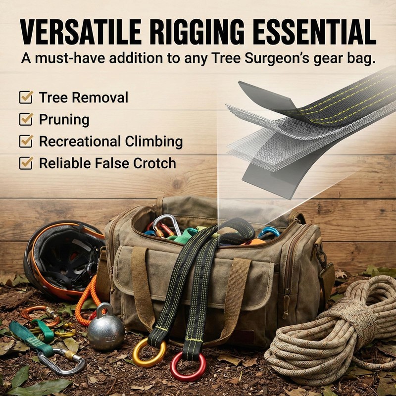 Feiyagoo Tree Arborist Friction Saver Tree Climbing Cambium Saver Loop