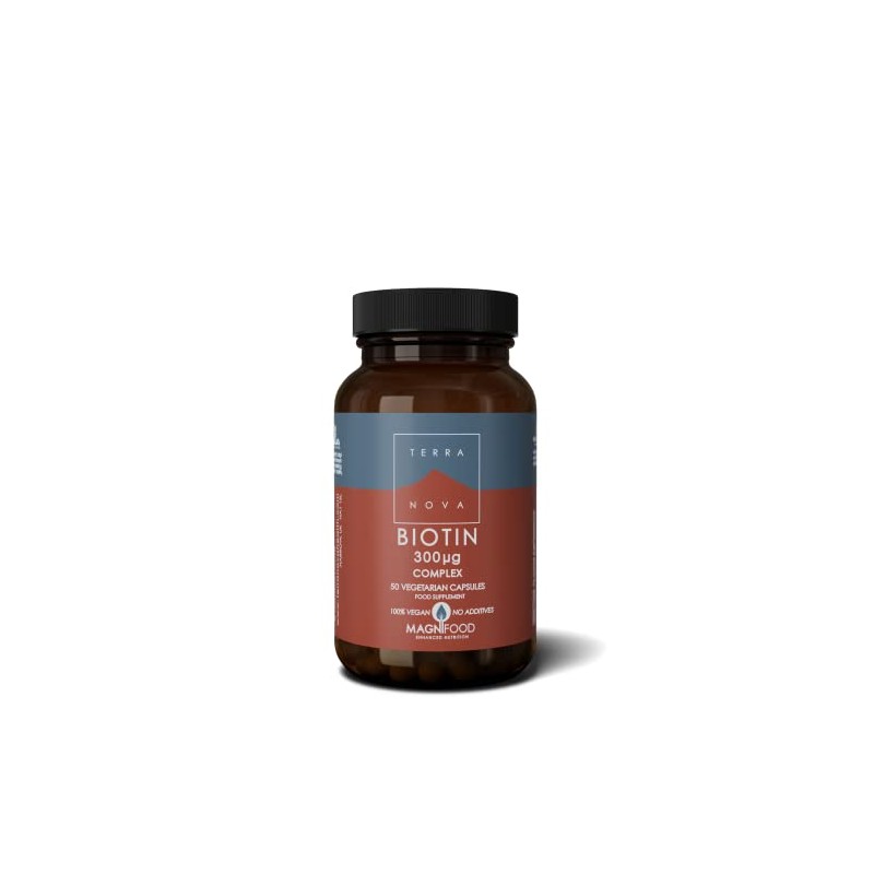 TERRANOVA Biotin 300mcg Complex - 50 Vegicaps