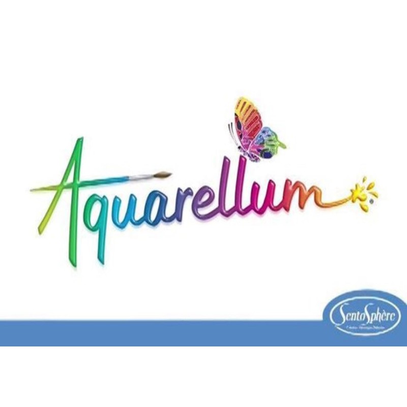 Sentosphère 6395 Watercolour Birds Flying Blue Ensemble de 16 Pieces