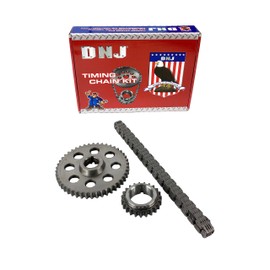 DNJ TK1140 Timing Chain Kit for 1990-2003 Dodge, Jeep B150, B1500, B250 3.9L-5.9L V8 16V OHV 5211cc