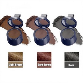 SOFT Hairline Powder - Highlight Brown & Honey Blonde | Thinning Hair & Gray Coverage | Lightweight Natural Look-Buy 1 get 1 free scrub bar:_light brown
