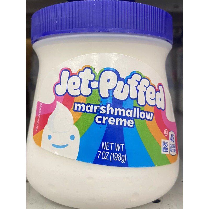 Jet-Puffed Kraft Jet-Puffed Marshmallow Creme Sweet Marshmallows Taste 7 oz