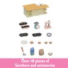 Calico Critters Kitchen Island - Toy Dollhouse Furniture and Accesories