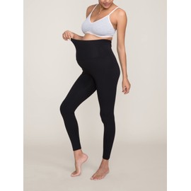 HATCH Premium Maternity & Postpartum Over The Belly Leggings| C-Section Friendly | Moisture-Wicking Fabric Black