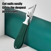 Slanted Nail Clippers | Nail Cutting Clippers,Anti-Splash Stainless Steel Cuticle