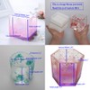 6 Pack 3 Pack Big DIY Planter Pot Mold, Hexagon,