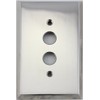 Polished Nickel 1 Gang Push Button Light Switch Wall Plate