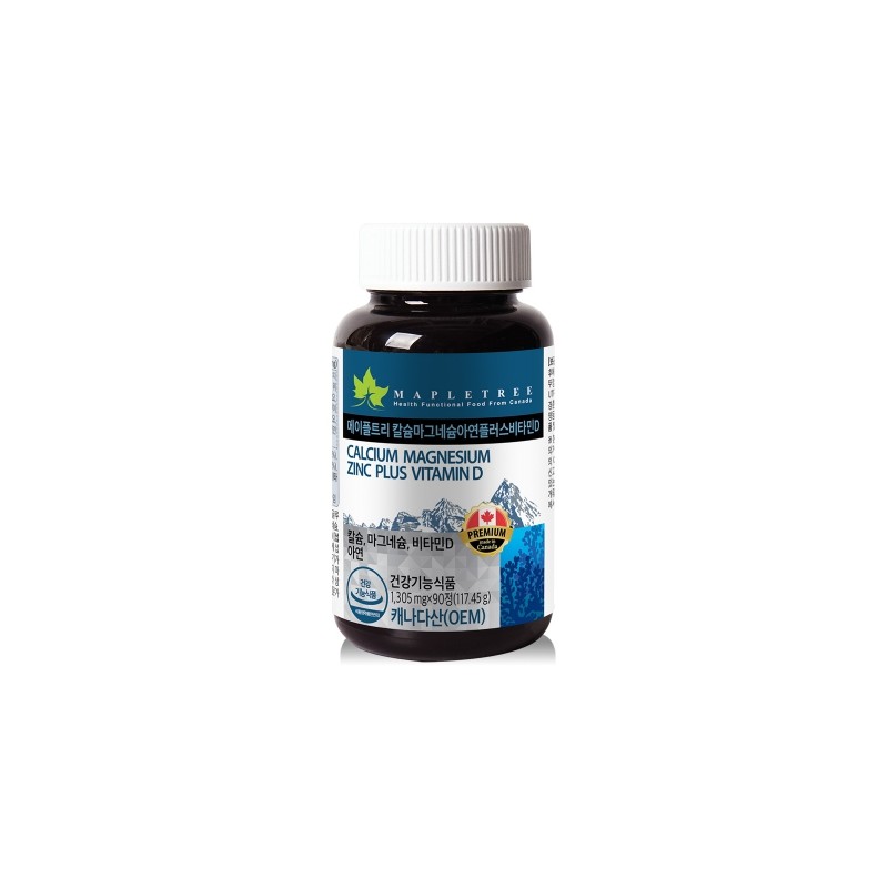 Maple Tree Whole Family Calcium Magnesium Zinc Plus Vitamin D